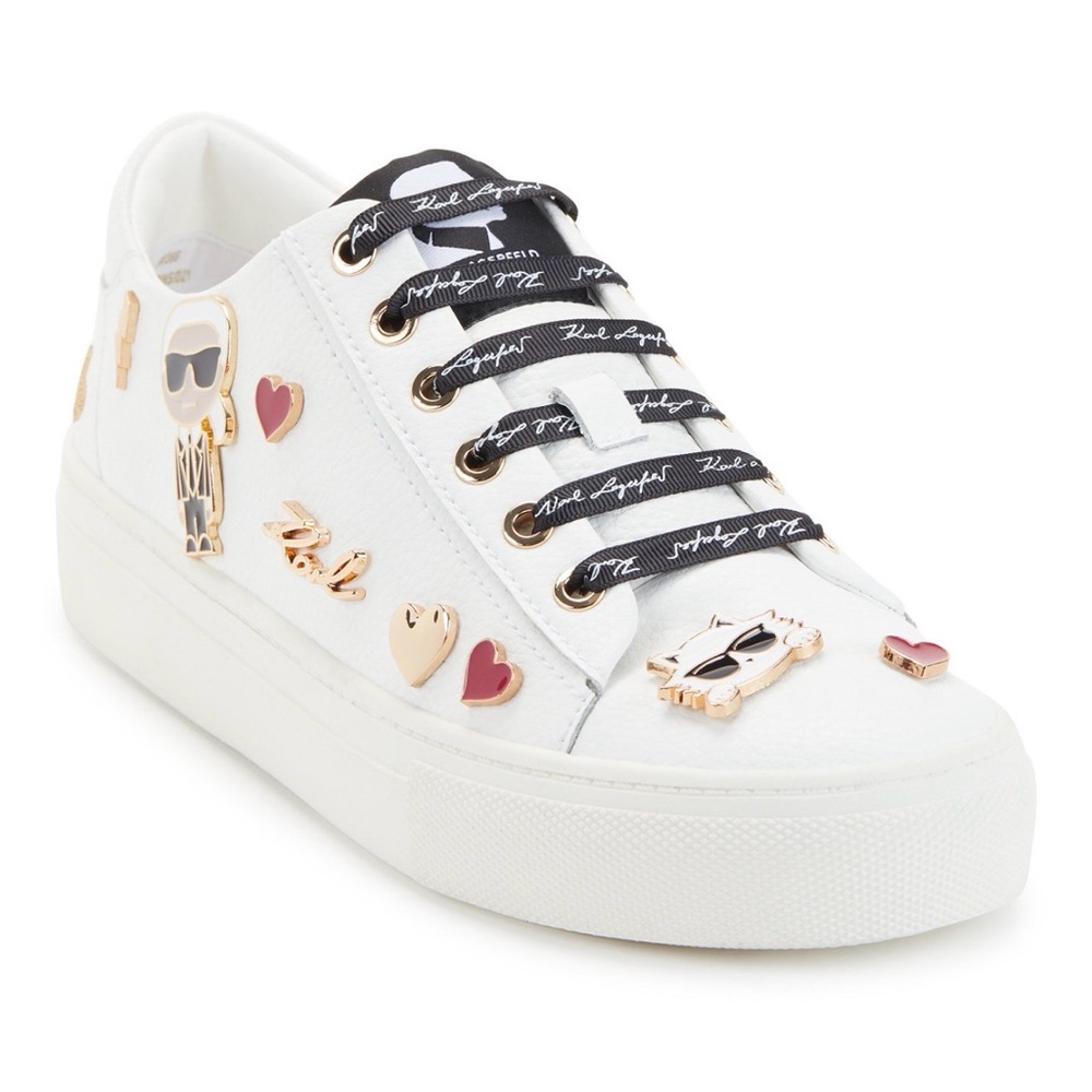 KARL LAGERFELD PARIS PINS SNEAKERS PLATFORM